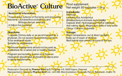 Pharma Nord BioActive Culture 60 Capsules