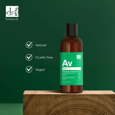 Dr Botanicals Avocado & Almond Superfood Body Oil 200ml