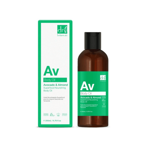 Dr Botanicals Avocado & Almond Superfood Body Oil 200ml