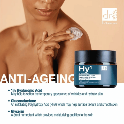 Dr Botanicals Hyaluronic Acid & Gluconolactone Mask 60ml