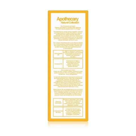 Dr Botanicals Lemon Superfood All-In-One Rescue Butter 50ml