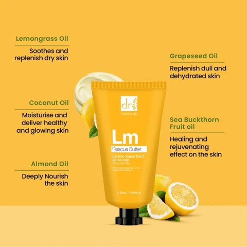 Dr Botanicals Lemon Superfood All-In-One Rescue Butter 50ml