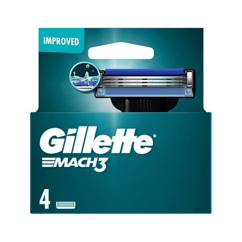 Gillette Mach3 Razor Blades 4's