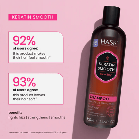 HASK Keratin Protein Smoothing Shampoo 355ml