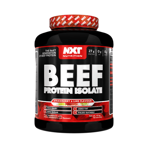 NXT Nutrition Beef Protein Isolate Strawberry & Lime