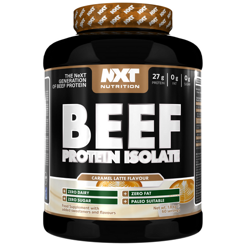 NXT Nutrition Beef Protein Isolate - Caramel Latte Flavour
