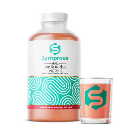 Symprove Strawberry & Raspberry - 12 Week Program (Buy 8 weeks and get 4 free!)
