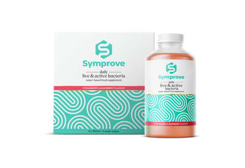 Symprove Strawberry & Raspberry - 12 Week Program (Buy 8 weeks and get 4 free!)
