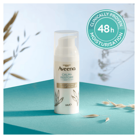 Aveeno Face CALM+RESTORE Re-Hydrating Night Cream 50ml