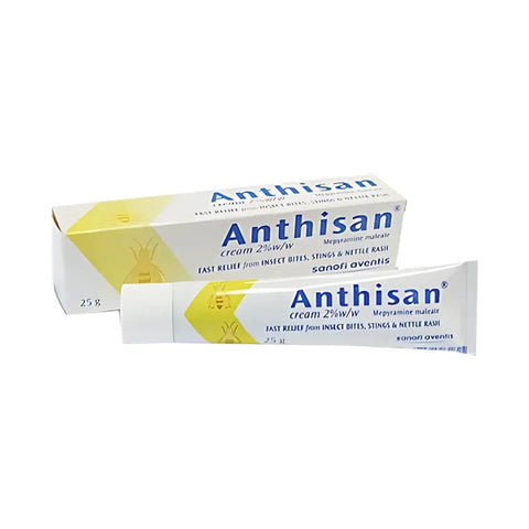 Anthisan Cream For Insect Bites Stings & Nettle Rash 25g
