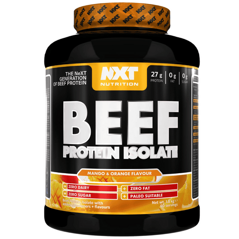 NXT Nutrition Beef Protein Isolate 1.8kg Mango & Orange