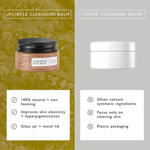 UpCircle Cleansing Face Balm with Oat Oil + Vitamin E - Travel Size