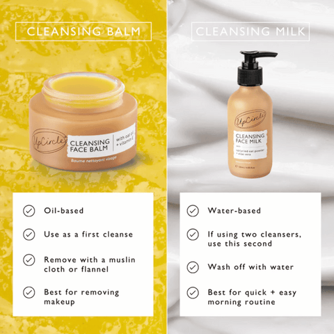 UpCircle Cleansing Face Milk with Oat Powder + Aloe Vera / with Aluminium Cap