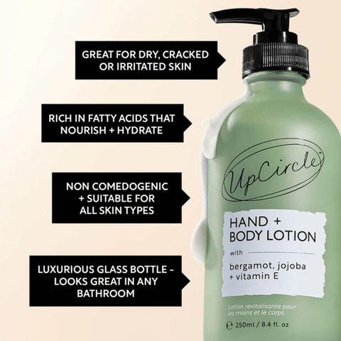 UpCircle Hand + Body Lotion with Bergamot Water 250ml