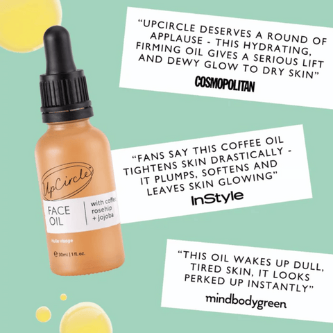 UpCircle Organic Face Oil with Coffee / Refill with Aluminium Cap