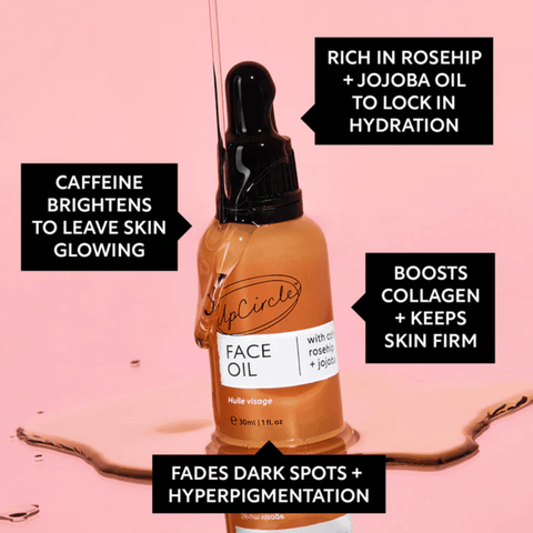UpCircle Organic Face Oil with Coffee / Refill with Aluminium Cap