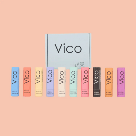 Vico Naturals Mini Deodorant - 10 Pack