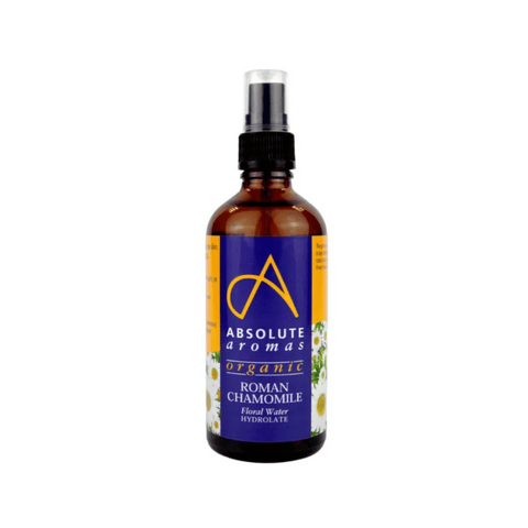 Absolute Aromas Organic Chamomile Water 100ml – natural toner spray for face and skin care