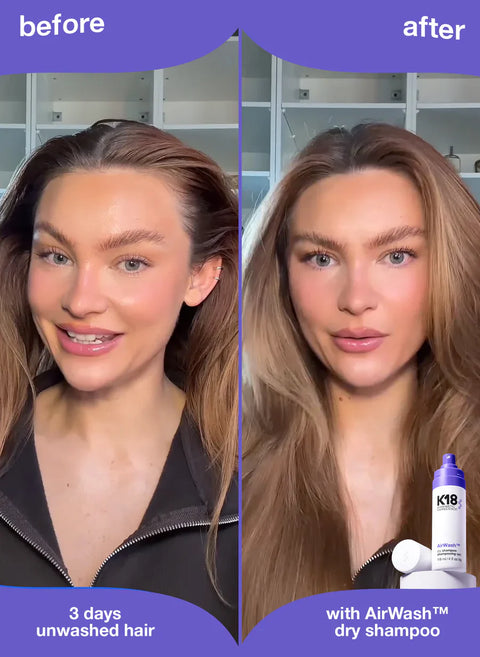 K18 AirWash™ dry shampoo