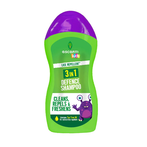 Escenti Kids Lice Repellent 3 In 1 Defence Shampoo 300ml