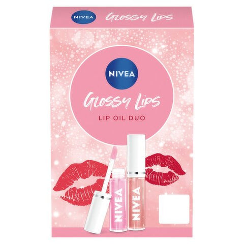 NIVEA GLOSSY LIPS LIP OIL DUO SET
