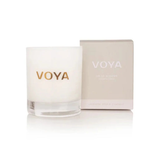 Voya Lavender, Rose And Camomile Scented Candle