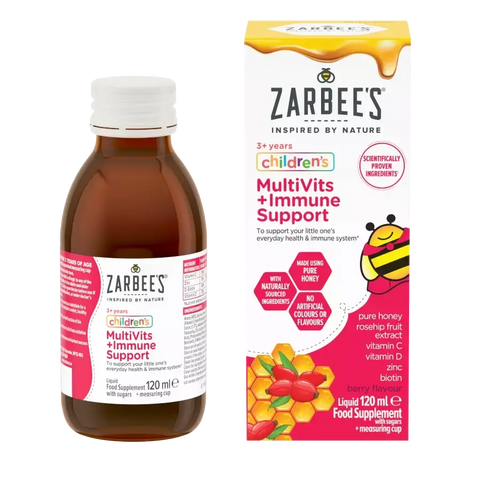 Zarbees Kids Multivitamins And Immune Support 120ml