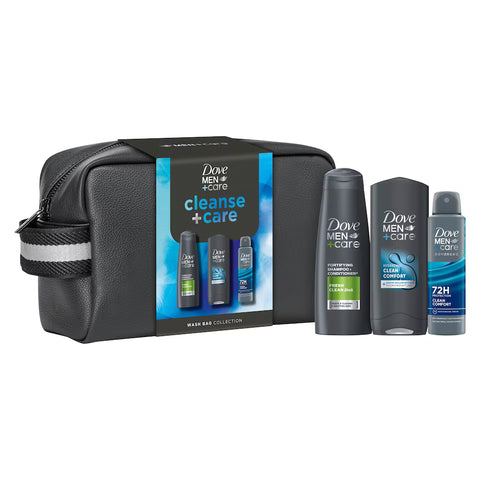 Dove Men+ Care Cleanse +Care Washbag Collection Gift Set