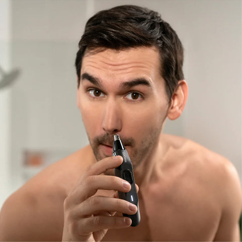 MANSCAPED THE WEED WACKER Ear & Nose Hair Trimmer, Skin Safe Electric Shaver