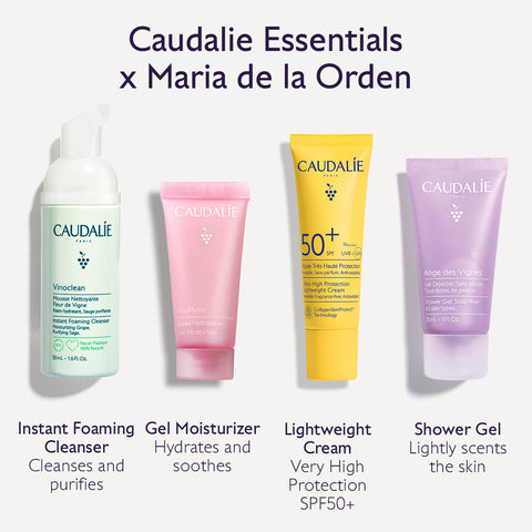 Caudalie Essentials x Maria de la Orden Summer Pouch