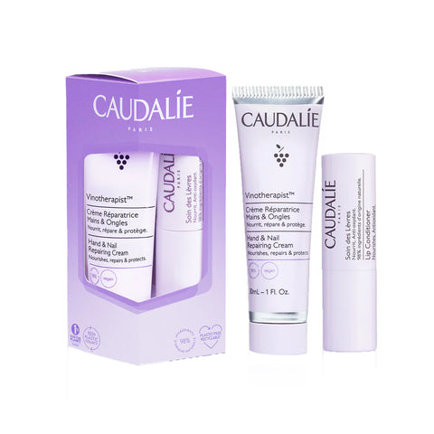 Caudalie Vinotherapist Hand And Lip Cream Set