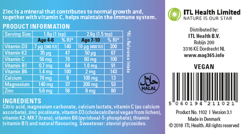 MAG 365 Magnesium for Kids