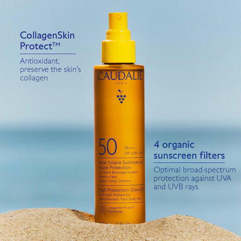 Caudalie High Protection Glow Oil SPF50
