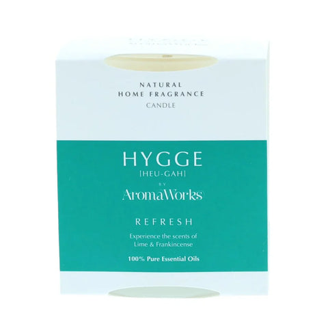 AromaWorks Hygge Candle - Renew Basil & Mandarin 220g
