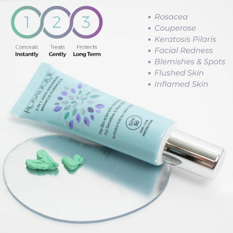 ROSALIQUE ROSALIQUE 3IN1 ANTI REDNESS MIRACLE FORMULA 30ML