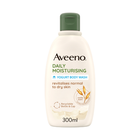 Aveeno Daily Moisturising Yogurt Body Wash - Vanilla & Oat Scented