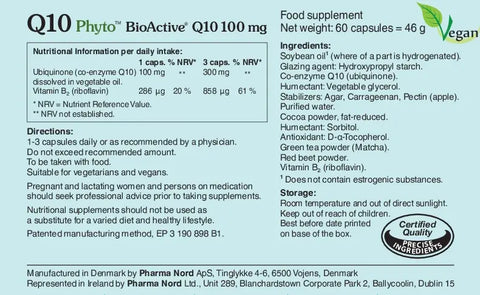 Pharma Nord BioActive Q10 Phyto 60 Capsules