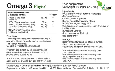 Pharma Nord BioActive Omega-3 Phyto 60 Capsules