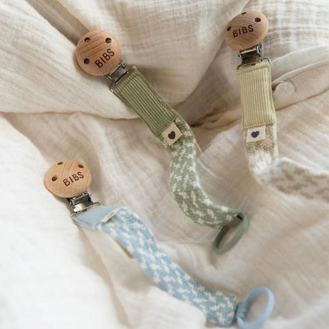 Bibs Braided Pacifier Clip