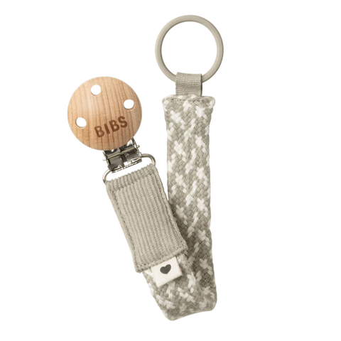 Bibs Braided Pacifier Clip