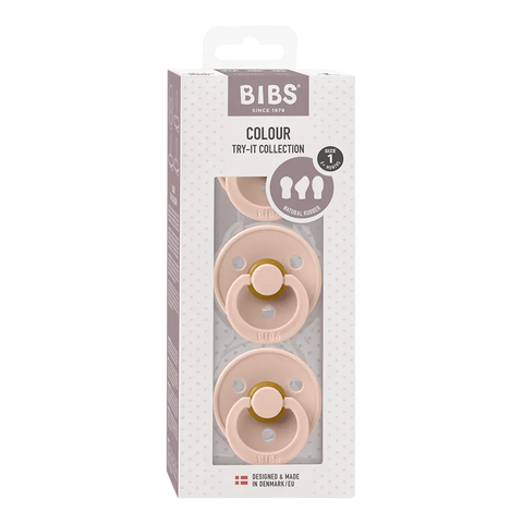 BIBS Colour Pacifier New Baby Try-It Collection