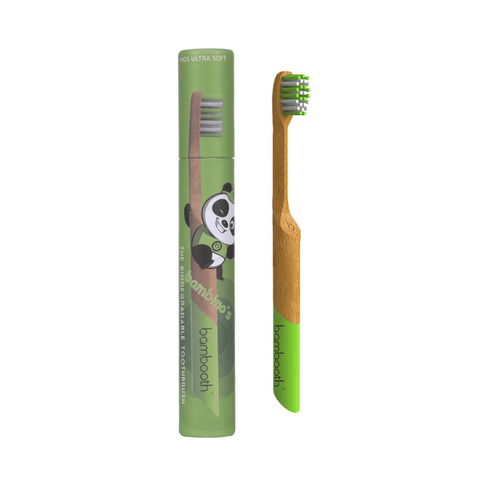 Bambooth Bamboo Toothbrush Kids - Forest Green