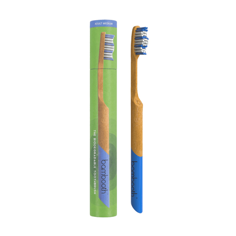 Bambooth Bamboo Toothbrush Medium - Sea Blue