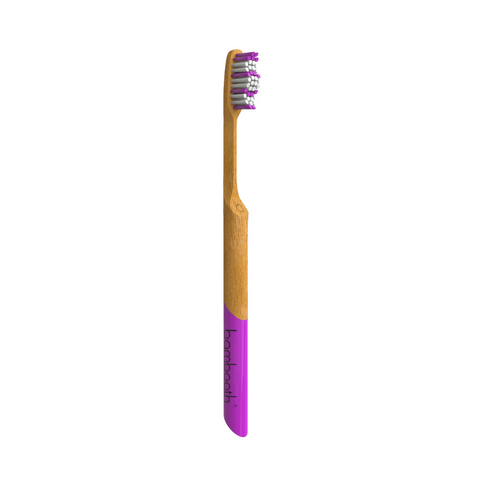 Bambooth Bamboo Toothbrush Soft  - Coral Pink