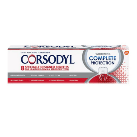 Corsodyl Complete Protection Whitening Toothpaste 75ml