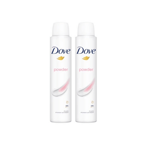 DOVE Anti-Perspirant Twin Pack - Powder
