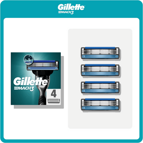 Gillette Mach3 Razor Blades 4's