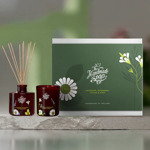 THE HANDMADE SOAP - LAVENDER, ROSEMARY, THYME & MINT GIFSET
