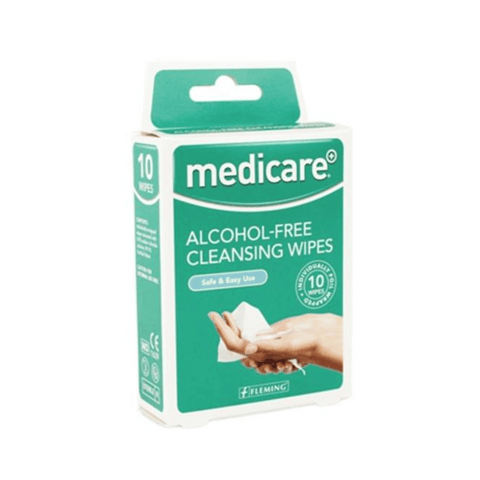 Medicare Alcohol Free Cleansing Wipes 10 Pack