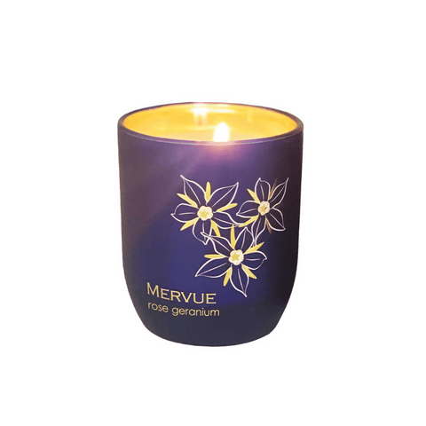 Mervue Rose Geranium Natural Wax Candle